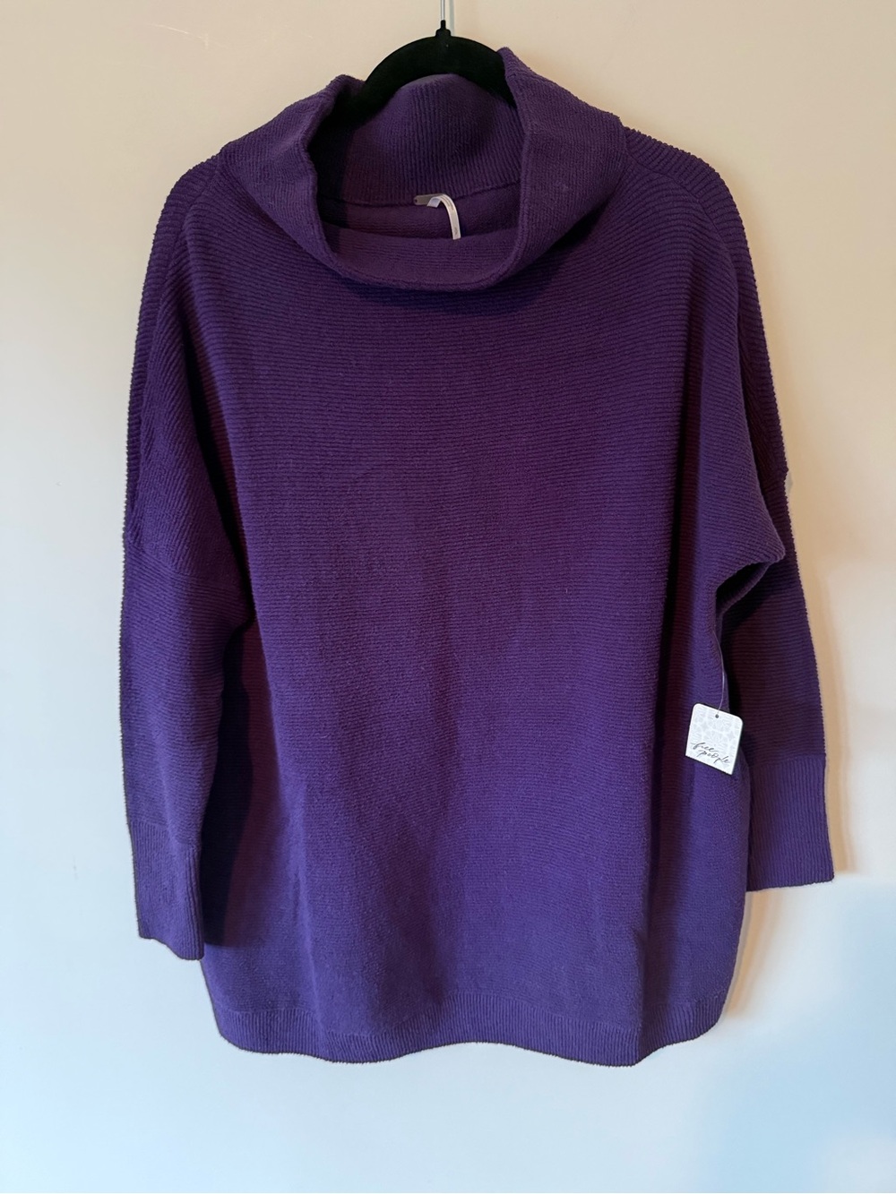 108. Free People Ottoman Slouchy Tunic | Deep Purple - Picture 2 of 6